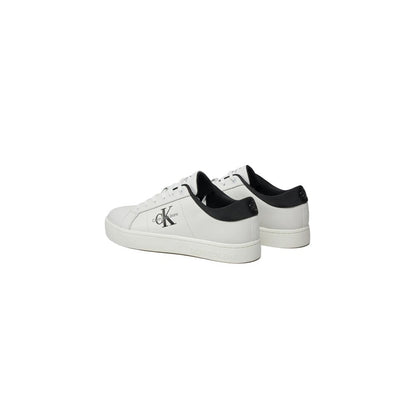 Calvin Klein Jeans Black And White Leather Sneaker