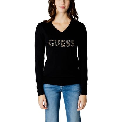 Guess Black Viscose Tops & T-Shirt