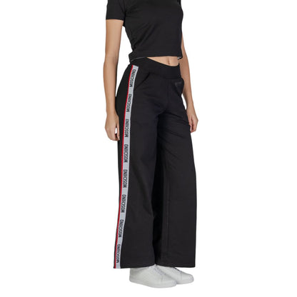 Moschino Black Cotton Jeans & Pant