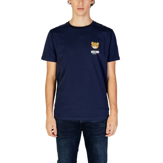 Moschino Blue Cotton T-Shirt