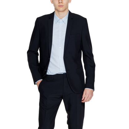 Antony Morato Black Polyester Suit