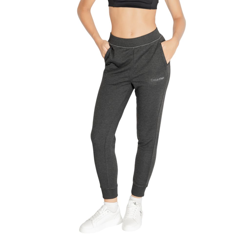 Calvin Klein Sport Gray Recycled Polyester Jeans & Pant