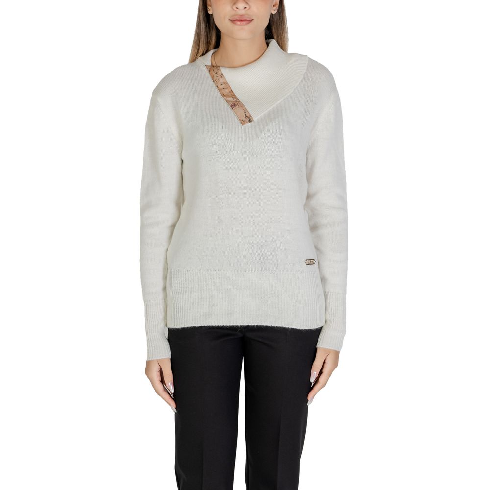 Alviero Martini Prima Classe White Viscose Sweater