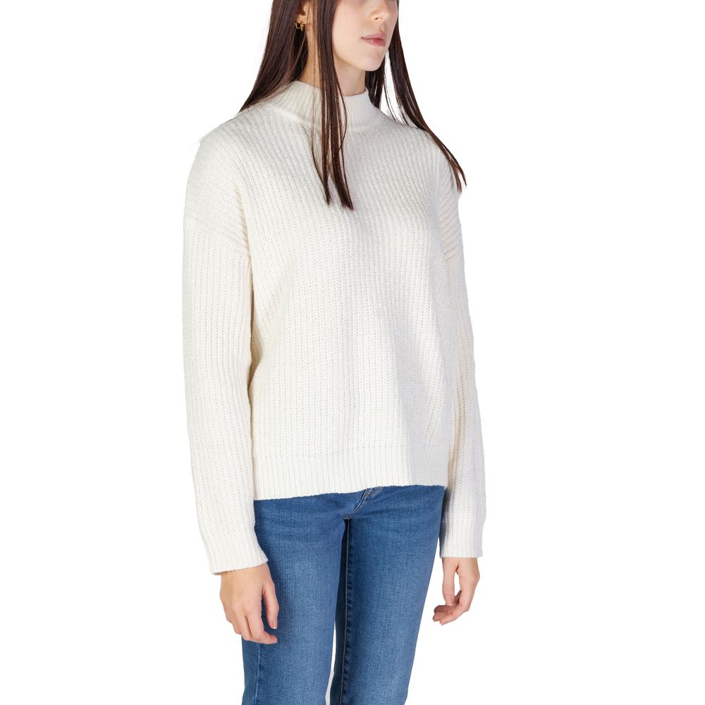 Jacqueline De Yong White Polyester Sweater