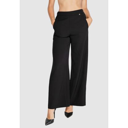 Rinascimento Black Polyester Jeans & Pant