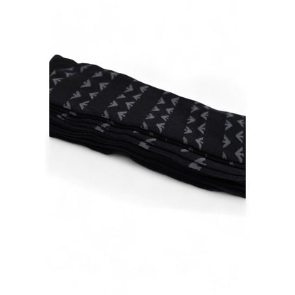 Emporio Armani Underwear Black Cotton Sock