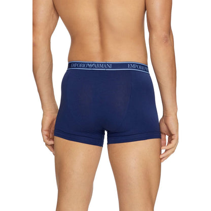 Emporio Armani Underwear Blue Cotton Underwear