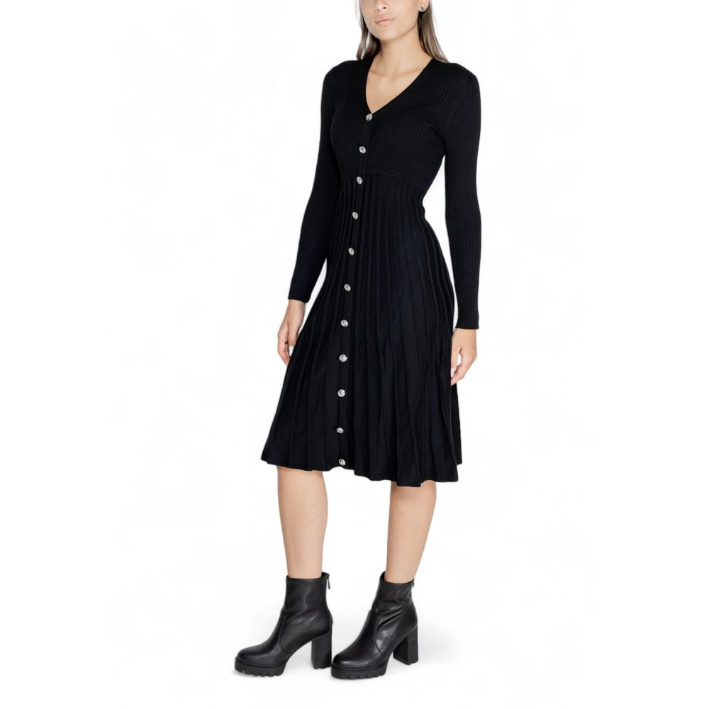 Morgan De Toi Black Polyester Dress