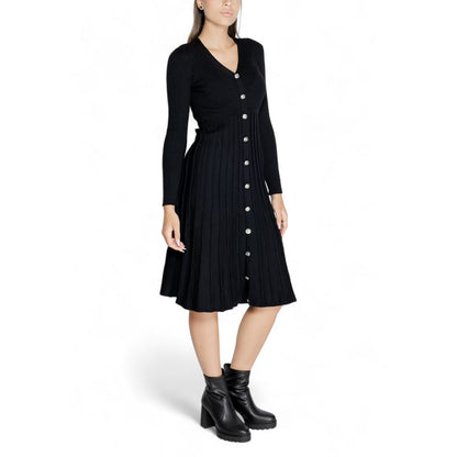 Morgan De Toi Black Polyester Dress