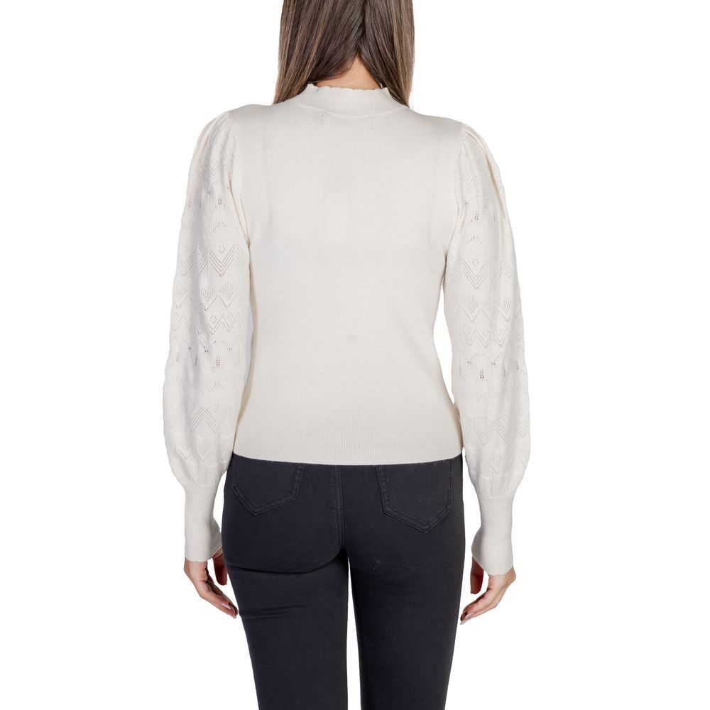 Vero Moda Cream Viscose Tops & T-Shirt