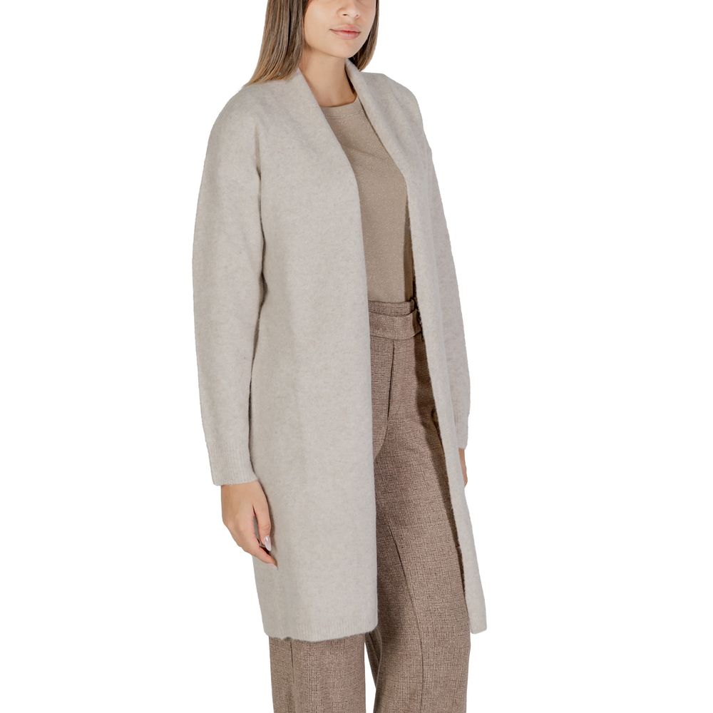 Morgan De Toi Beige Polyester Cardigan