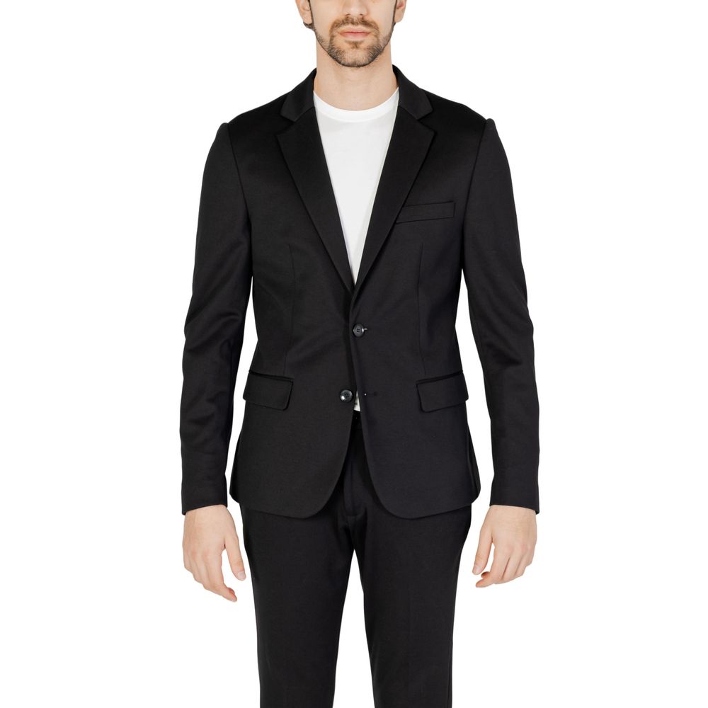 Antony Morato Black Polyester Suit