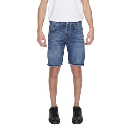 Antony Morato Blue Cotton Short