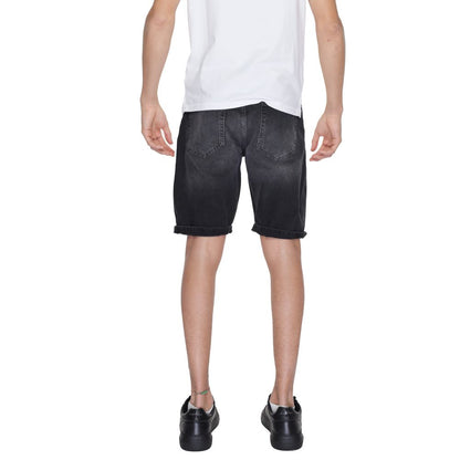 Antony Morato Black Cotton Short