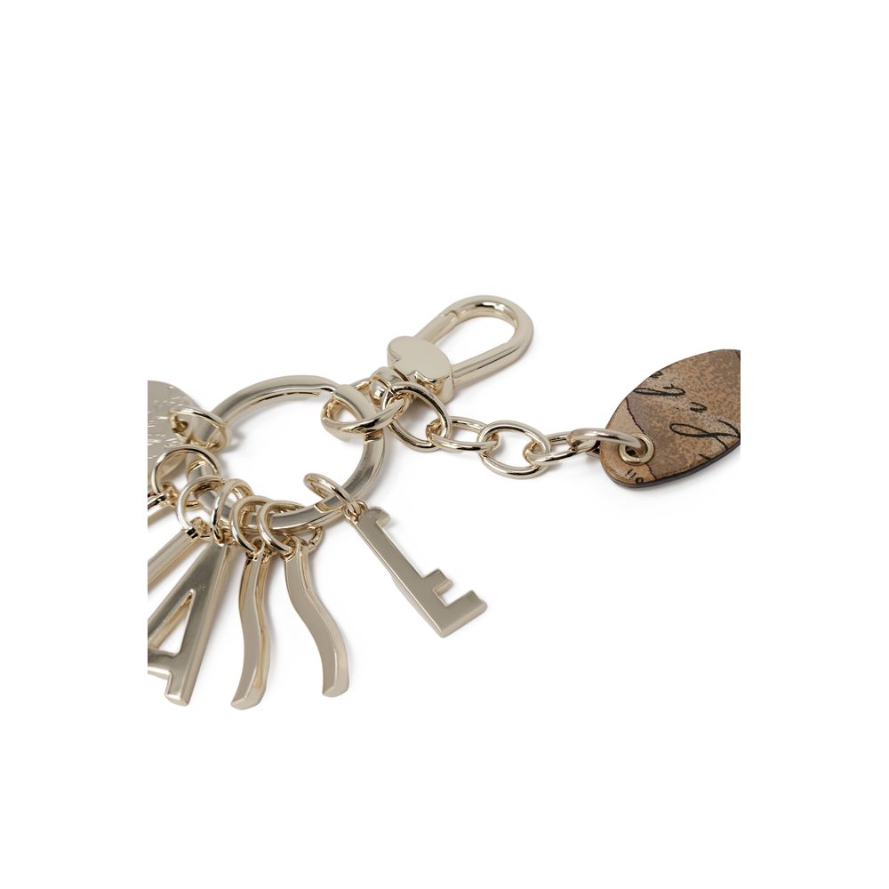 Alviero Martini Prima Classe Gold Zinc Keychain