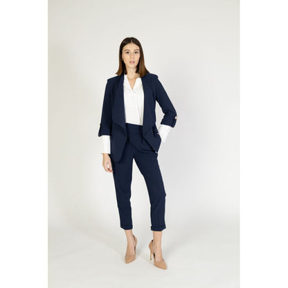 Rinascimento Blue Polyester Suits & Blazer