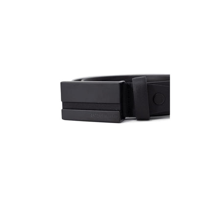 Antony Morato Black Leather Belt