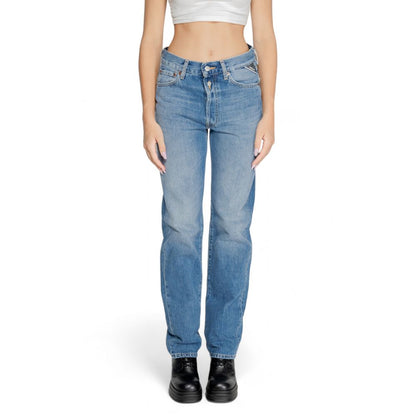 Replay Blue Cotton Jeans & Pant