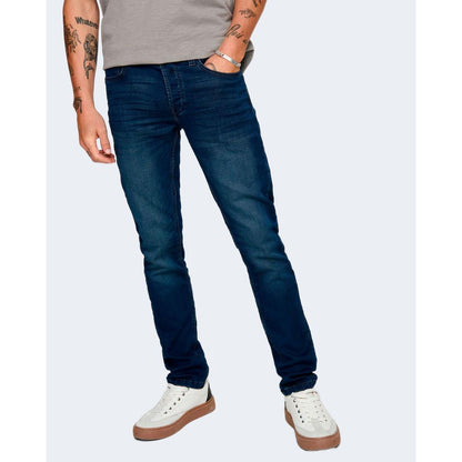 Only & Sons Blue Cotton Jeans & Pant