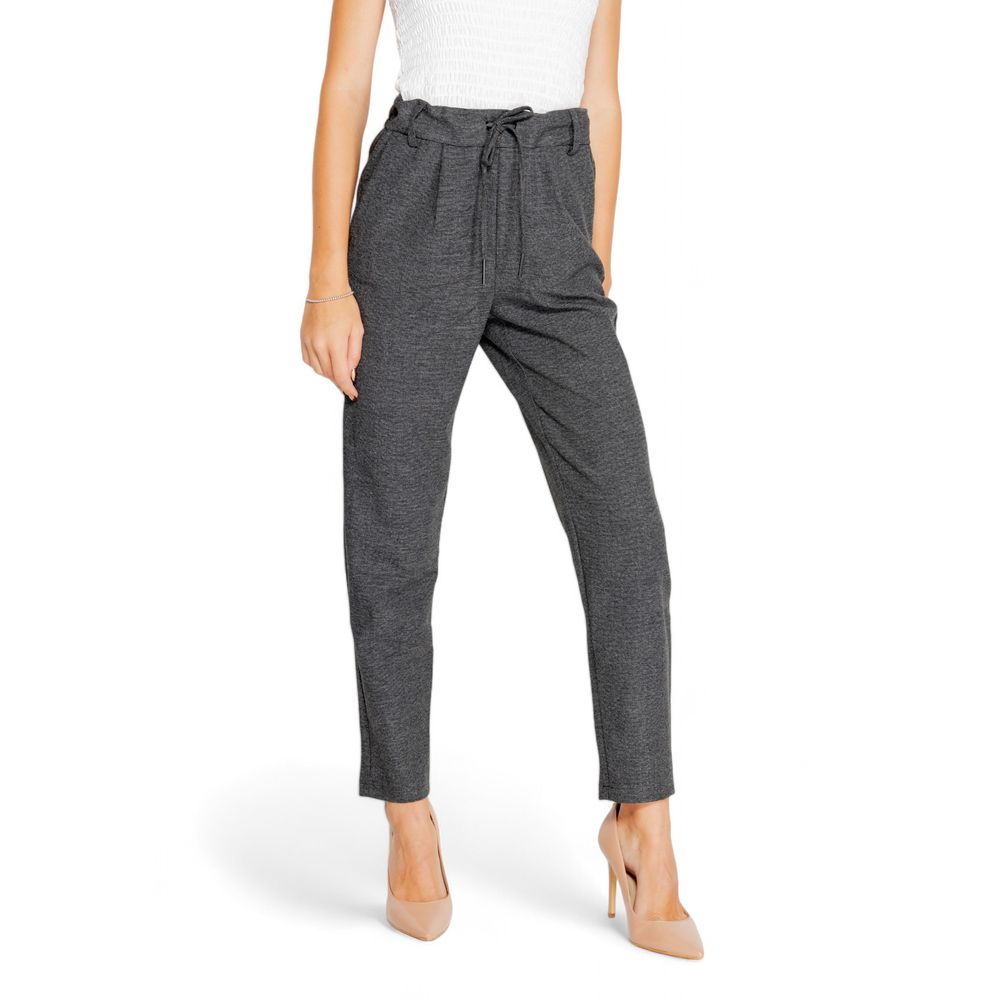 Only Gray Polyester Jeans & Pant