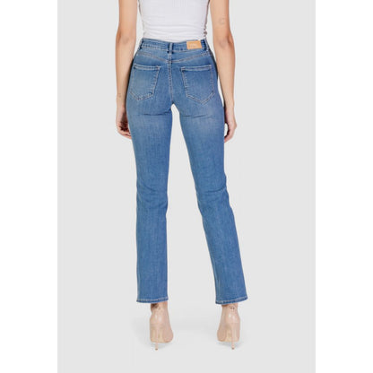 Vero Moda Light Blue Cotton Jeans & Pant