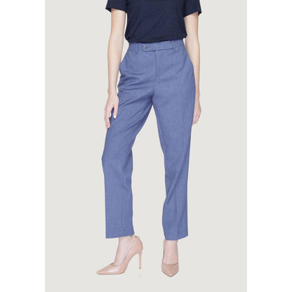 Street One Blue Polyester Jeans & Pant