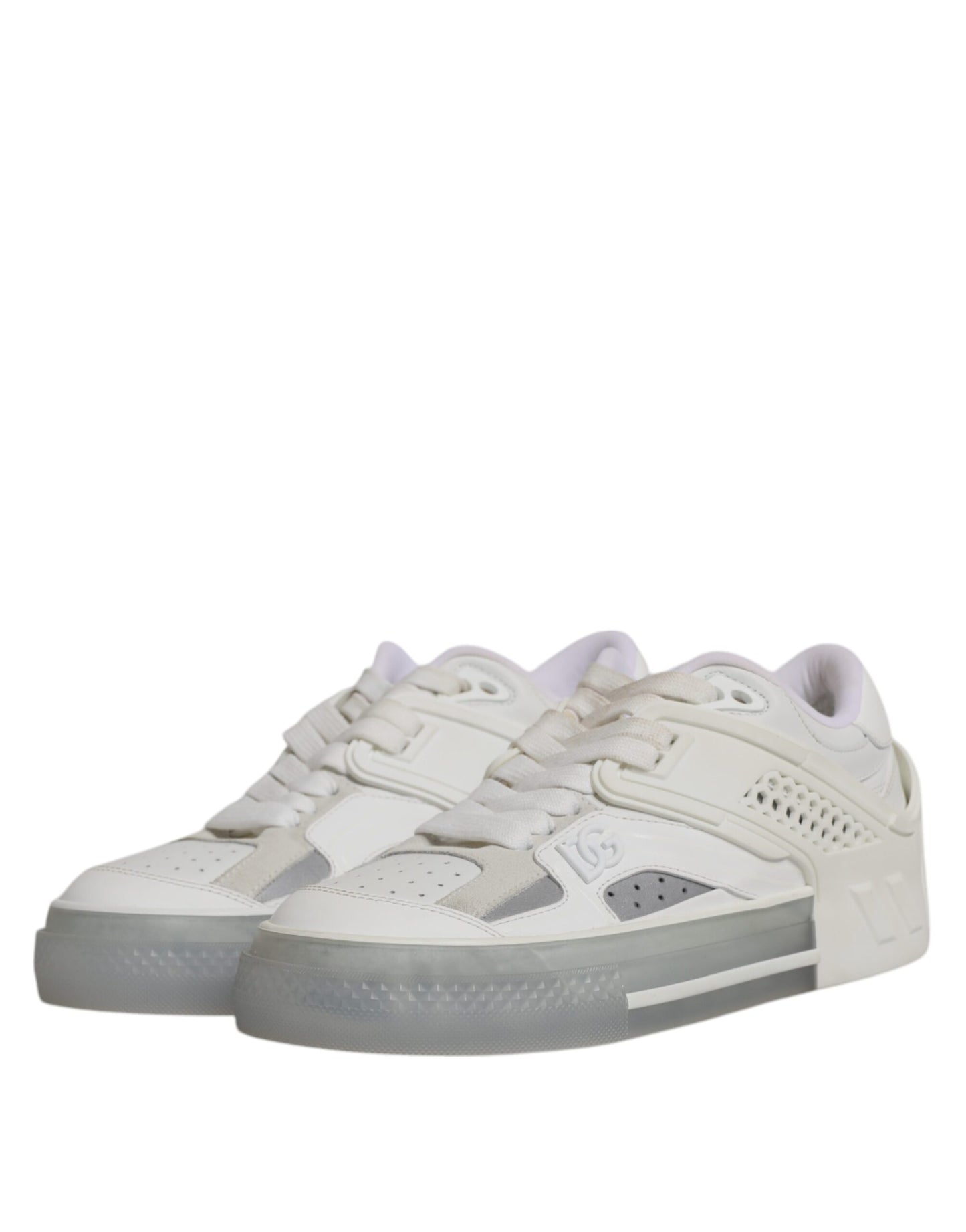 Dolce & Gabbana White DG Logo CUSTOM 2.Zero Sneakers Shoes