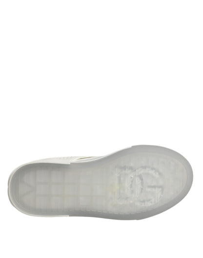 Dolce & Gabbana White DG Logo CUSTOM 2.Zero Sneakers Shoes