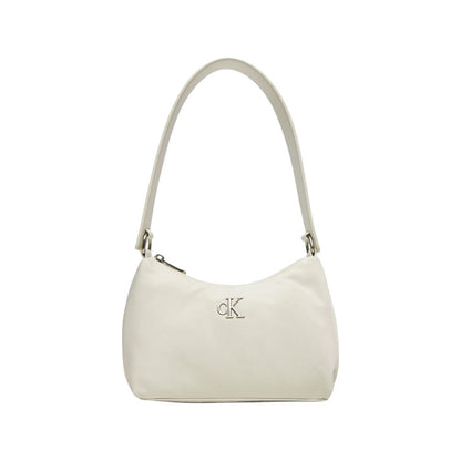 Calvin Klein Jeans White Recycled Polyester Handbag