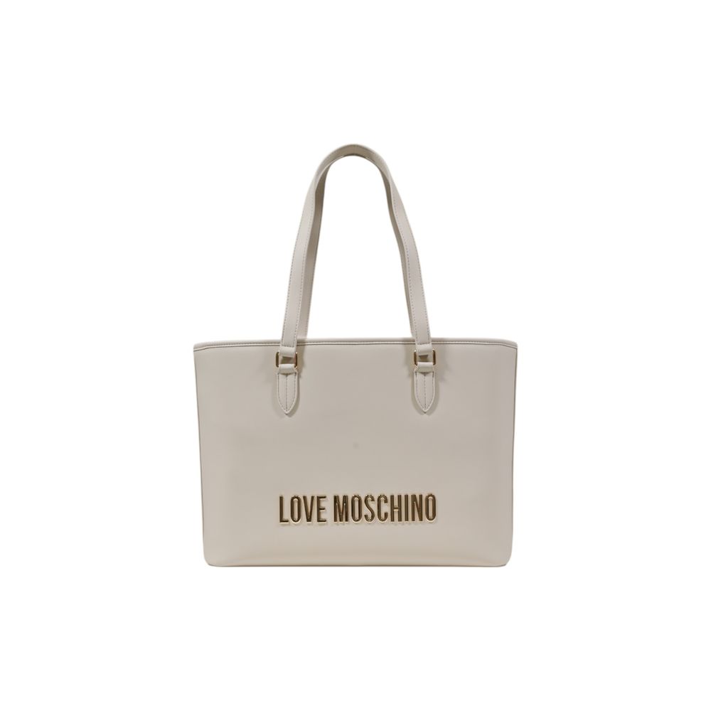 Love Moschino Beige Polyethylene Handbag