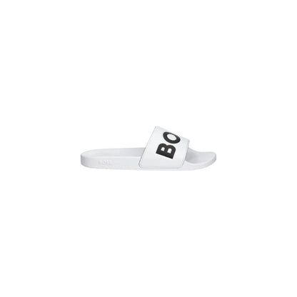 Hugo Boss White Pvc Sandal