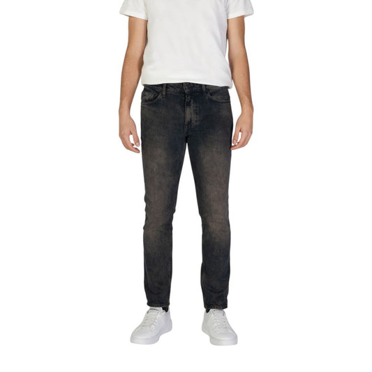 Hugo Boss Blue Cotton Jeans & Pant