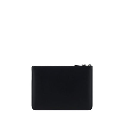 Comme Des Garçons Wallet Silver Eyelet Coin Purse