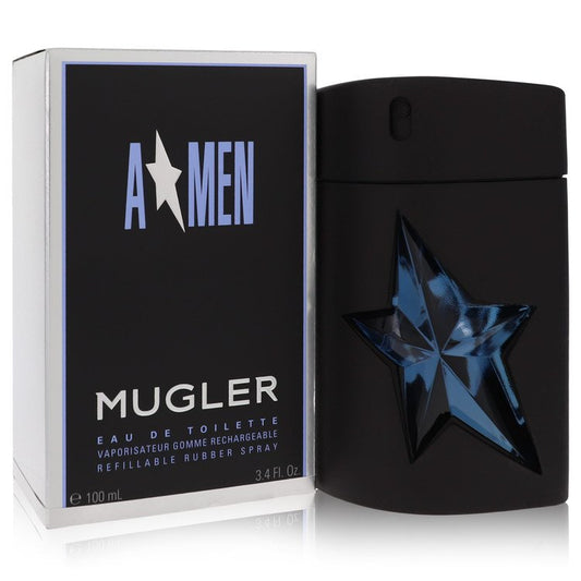 Angel 3.4 oz Eau De Toilette Spray Refillable Men