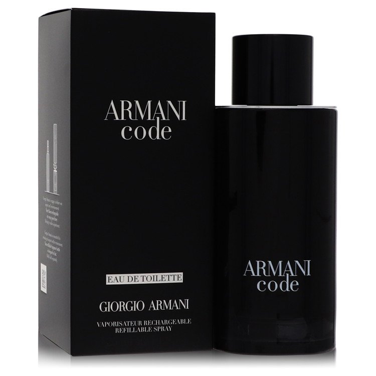 Armani Code 4.2 oz Eau De Toilette Spray Refillable Men