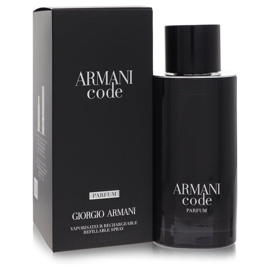 Armani Code 4.2 oz Parfum Spray Relillable Men