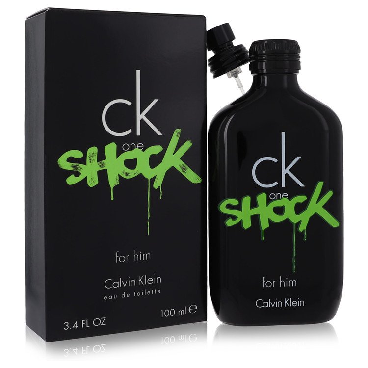 Ck One Shock 3.4 oz Eau De Toilette Spray Men