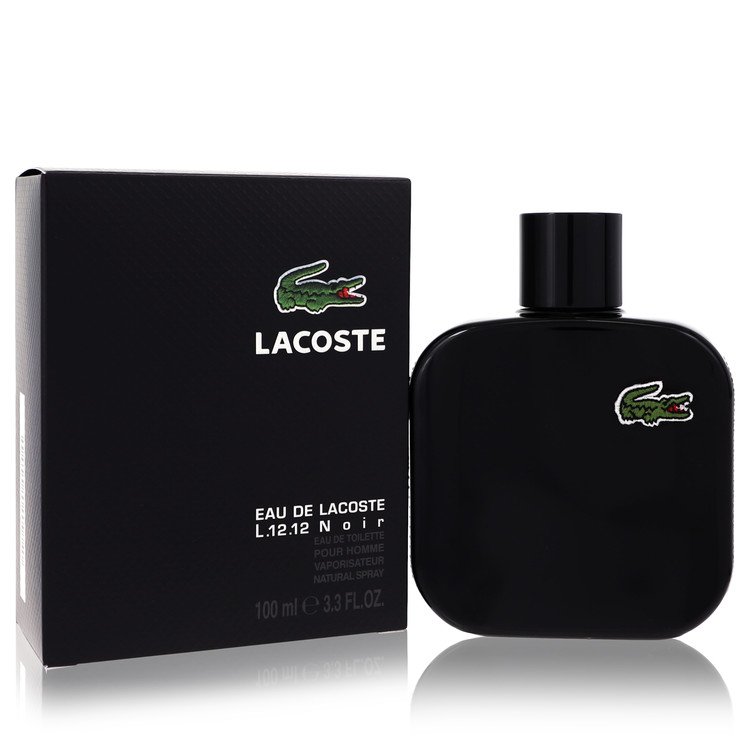 Eau De  L.12.12 Noir 3.4 oz Eau De Toilette Spray Men