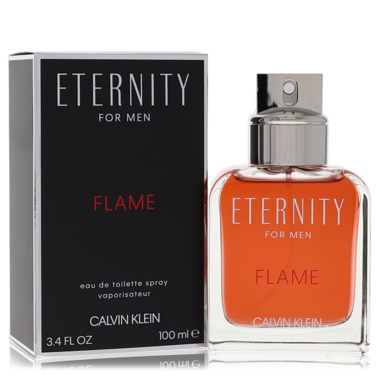 Eternity Flame 3.4 oz Eau De Toilette Spray Men