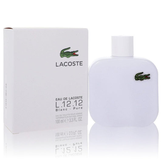 Eau De  L.12.12 Blanc 3.3 oz Eau De Toilette Spray Men