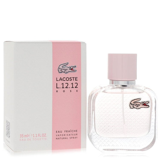 Eau De  L.12.12 Rose Eau Fraiche 1.1 oz Eau De Toilette Spray Women