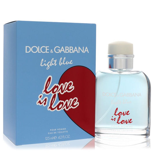 Light Blue Love Is Love 4.2 oz Eau De Toilette Spray Men