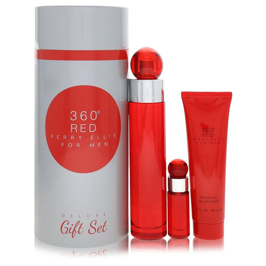 Perry Ellis 360 Red Gift Set By Perry Ellis