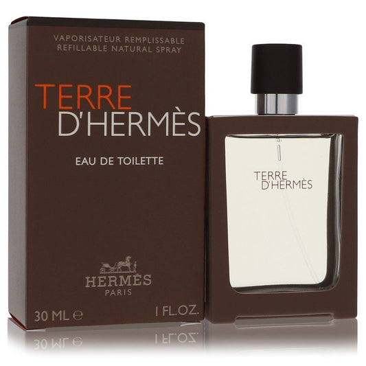 Terre D'hermes 1 oz Eau De Toilette Spray Spray Refillable Men