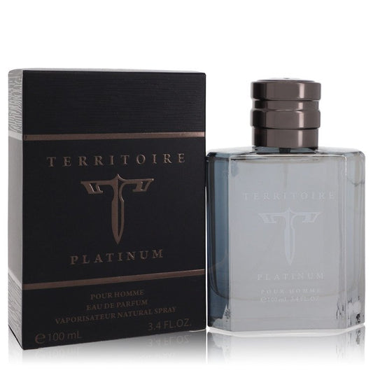 Territoire Platinum 3.4 oz Eau De Parfum Spray Men